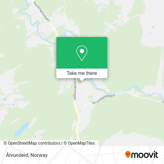 Ålvundeid map
