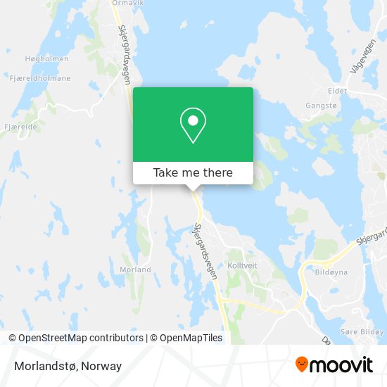 Morlandstø map