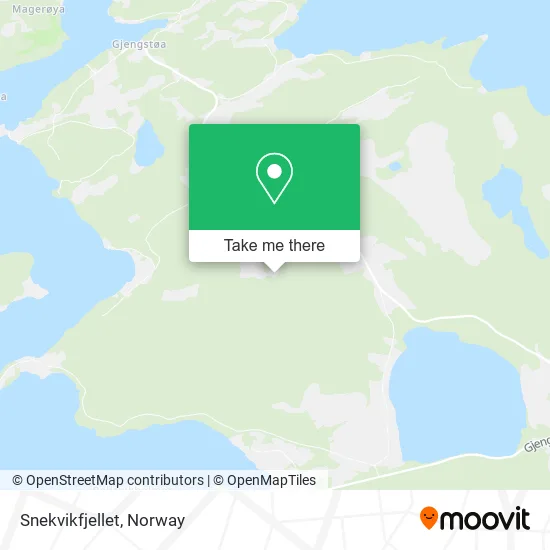 Snekvikfjellet map