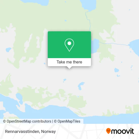 Rennarvasstinden map