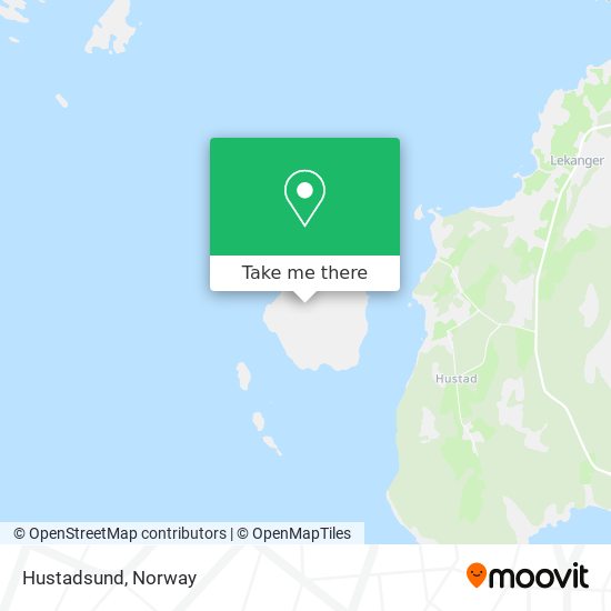 Hustadsund map