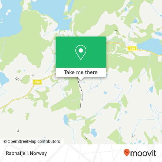 Rabnafjell map