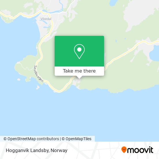 Hogganvik Landsby map
