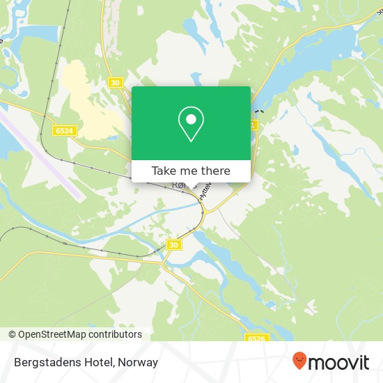 Bergstadens Hotel map