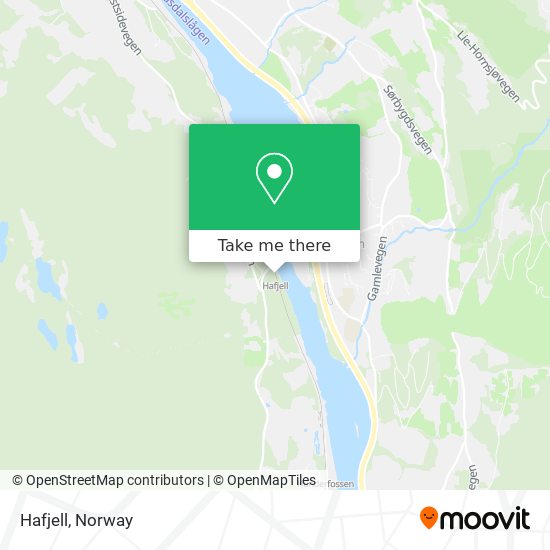 Hafjell map