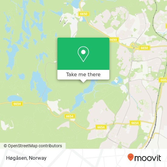 Høgåsen map