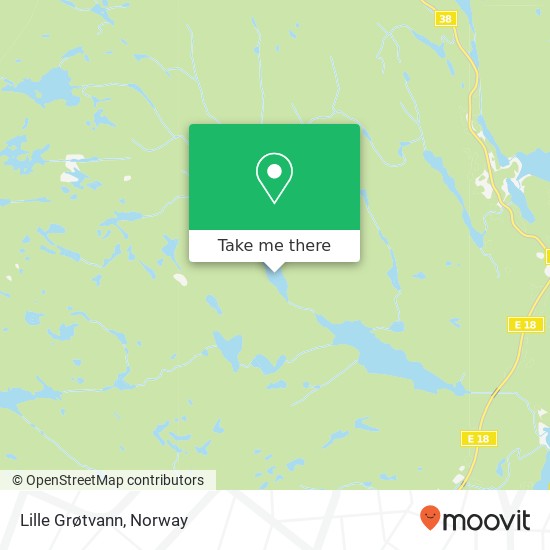 Lille Grøtvann map