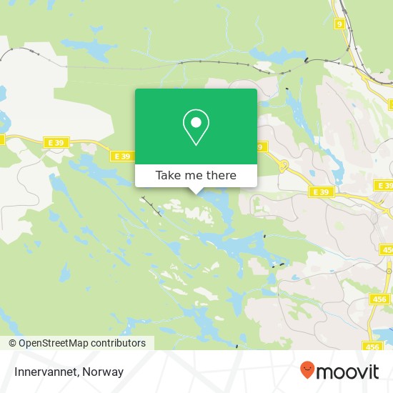 Innervannet map