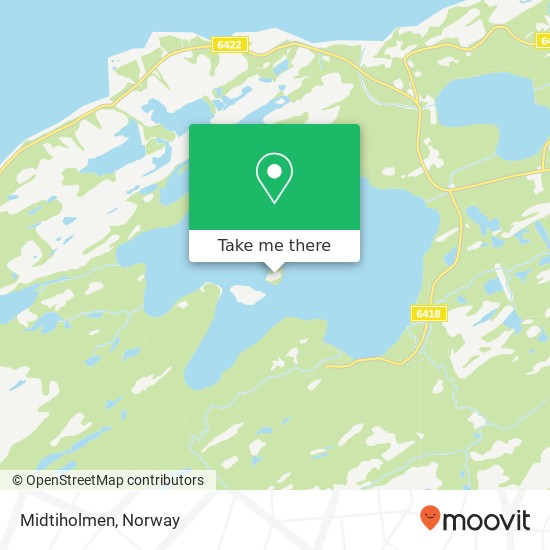 Midtiholmen map