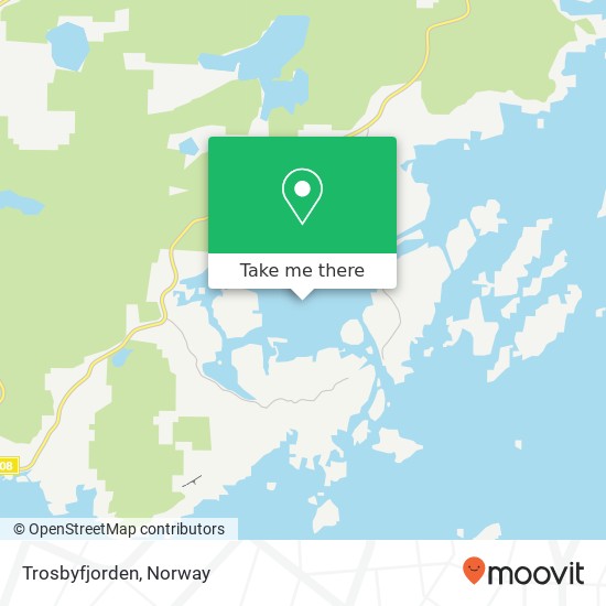 Trosbyfjorden map