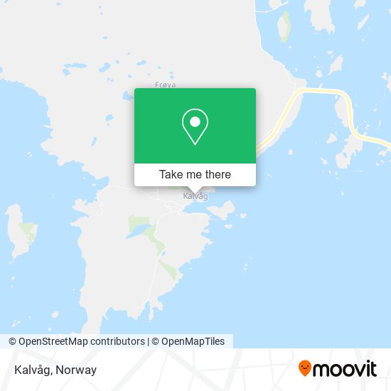 Kalvåg map