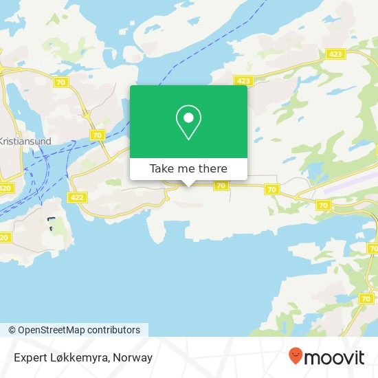 Expert Løkkemyra map