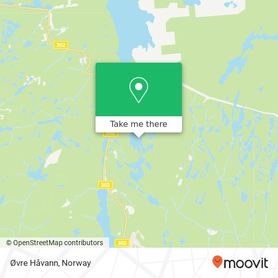 Øvre Håvann map