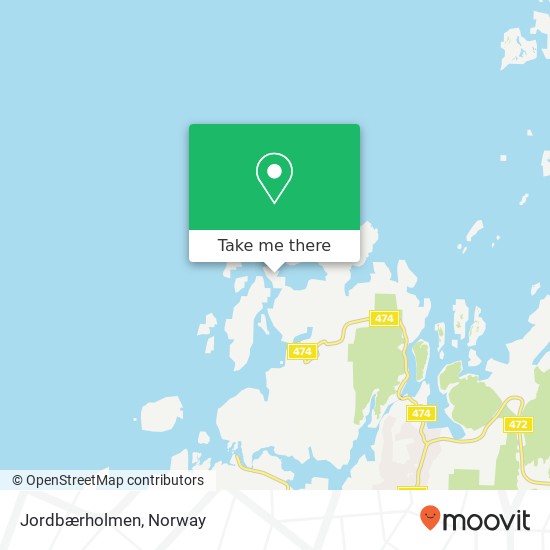 Jordbærholmen map