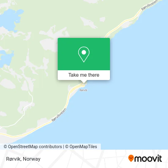Rørvik map