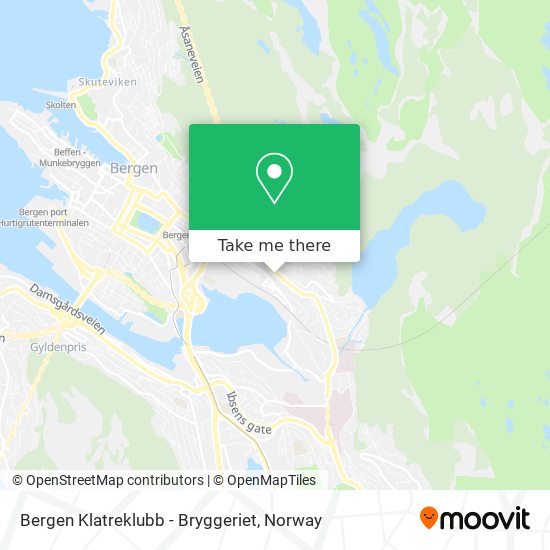 Bergen Klatreklubb - Bryggeriet map