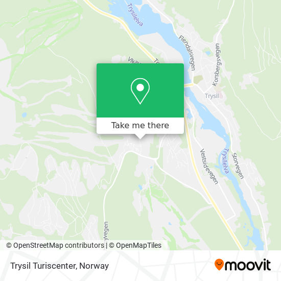 Trysil Turiscenter map