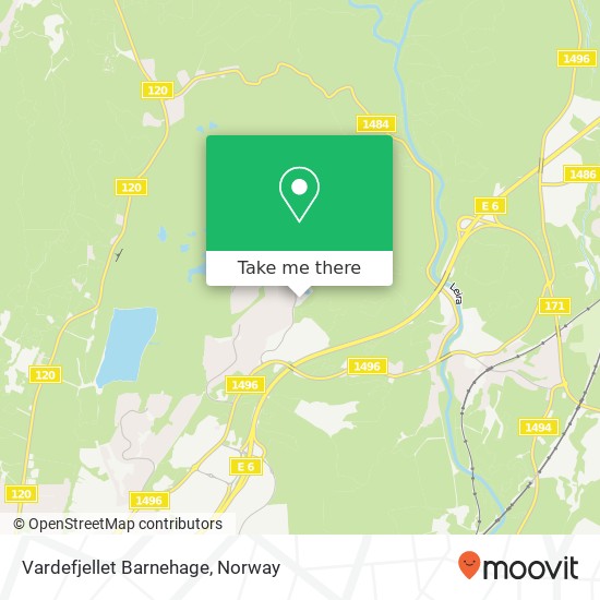 Vardefjellet Barnehage map