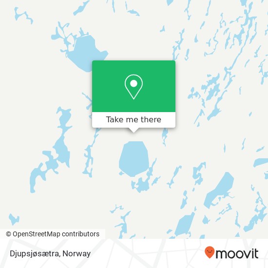 Djupsjøsætra map