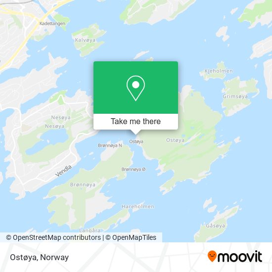 Ostøya map