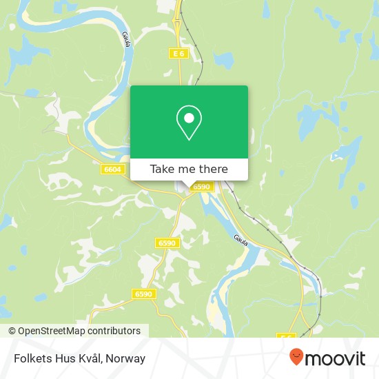 Folkets Hus Kvål map