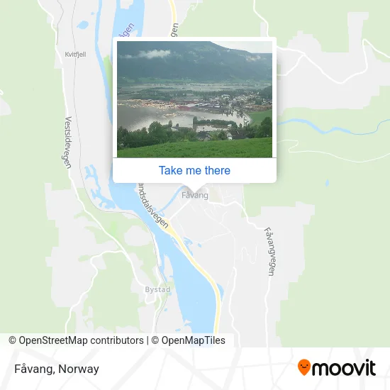 Fåvang map