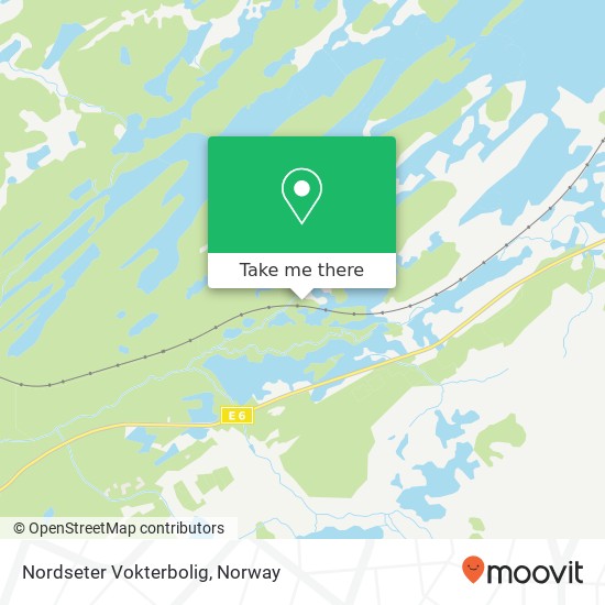 Nordseter Vokterbolig map