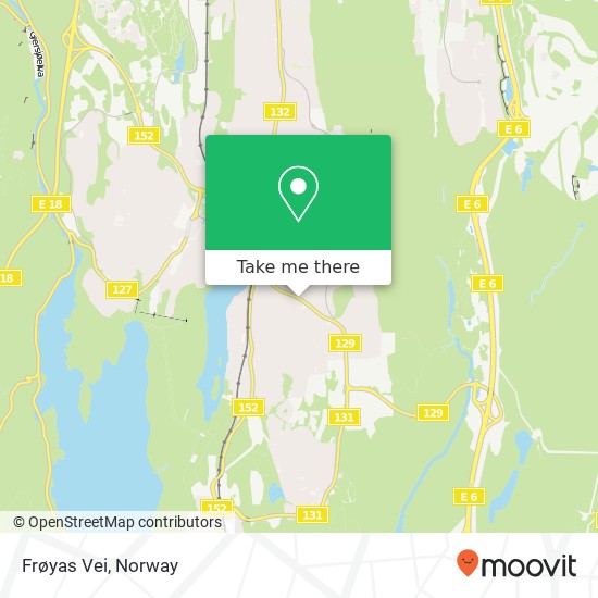 Frøyas Vei map