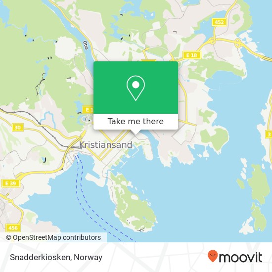 Snadderkiosken map