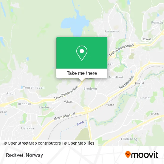 Rødtvet map