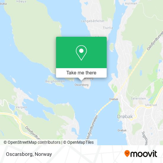 Oscarsborg map
