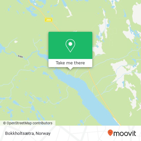 Bokkholtsætra map