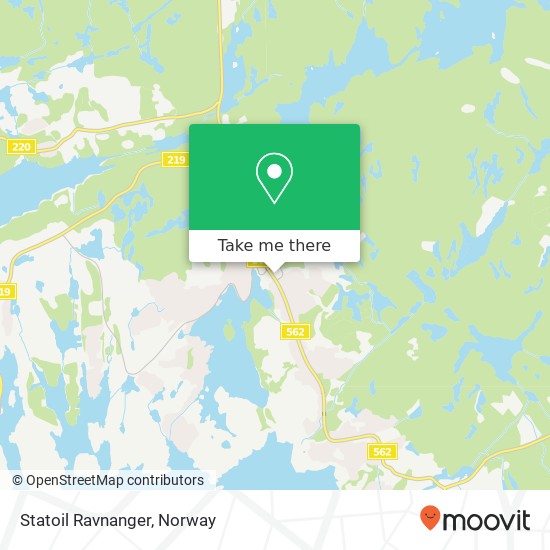 Statoil Ravnanger map