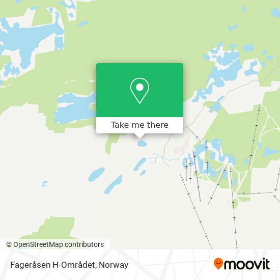 Fageråsen H-Området map