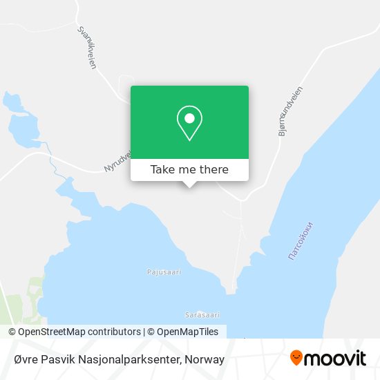 Øvre Pasvik Nasjonalparksenter map
