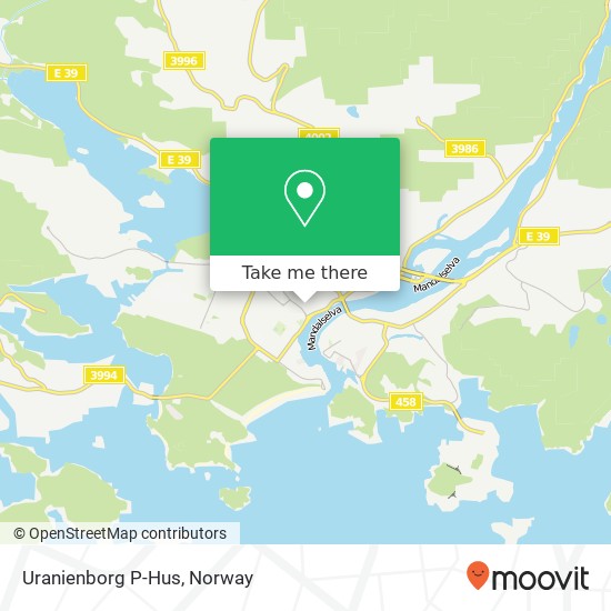 Uranienborg P-Hus map