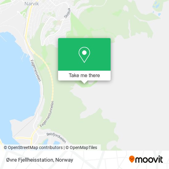 Øvre Fjellheisstation map