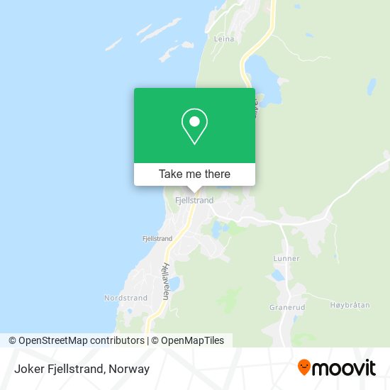Joker Fjellstrand map