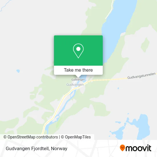 Gudvangen Fjordtell map