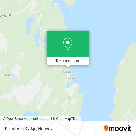 Reksteren Kyrkje map