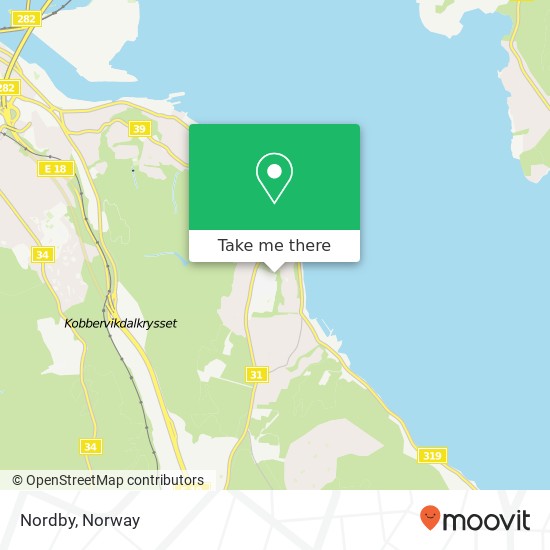 Nordby map