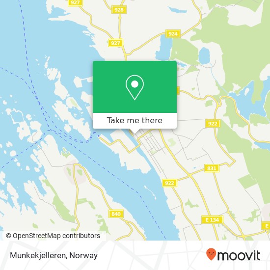 Munkekjelleren map