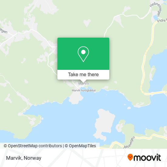 Marvik map