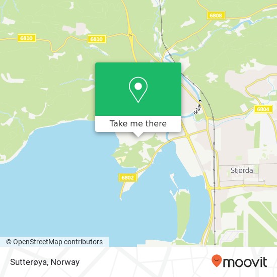 Sutterøya map