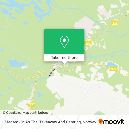 Madam Jin As Thai Takeaway And Catering map