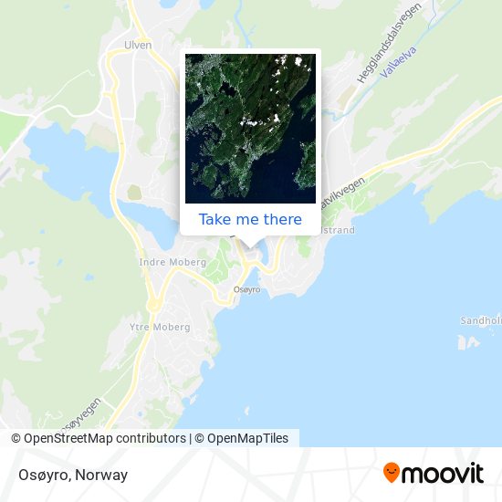 Osøyro map