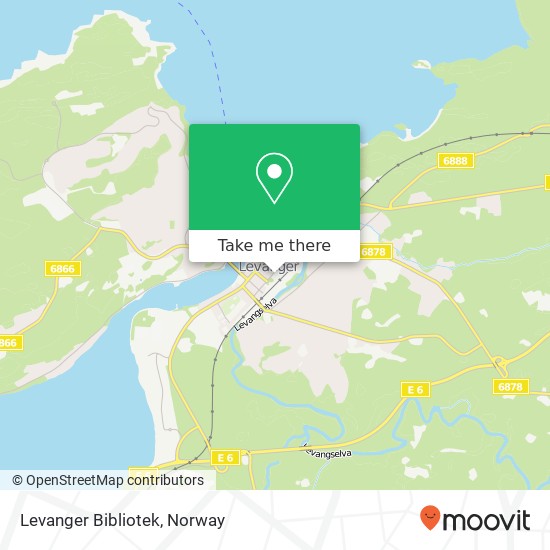 Levanger Bibliotek map