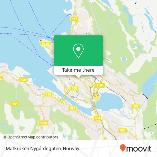 Matkroken Nygårdsgaten map