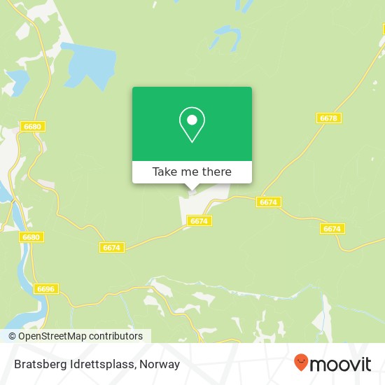 Bratsberg Idrettsplass map