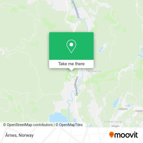 Årnes map